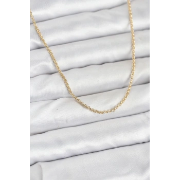CM 14K Gold Renk Halka Model 60 cm Kadın Kolye TJ-BKO10930