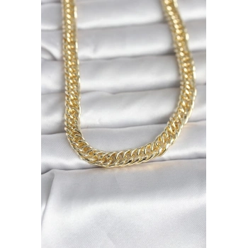 CM 14K Gold Renk Kalın Zincir Model 60 cm Kadın Kolye TJ-BKO10998