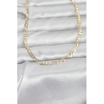 CM 14K Gold Renk Kuşgözü Zincir Model 60 cm Kadın Kolye TJ-BKO10962
