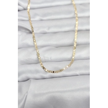 CM 14K Gold Renk Zincir Model 60 cm Kadın Kolye TJ-BKO10970