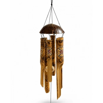 Coconat Bambu Rüzgar Çanı 50 Cm No:1038