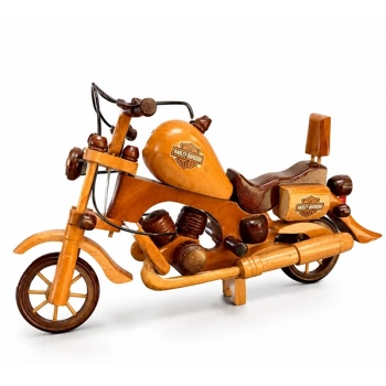 Dekoratif Ahşap Harley Motor No:1138