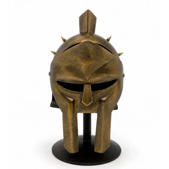 Dekoratif Miğfer Biblosu Antik Savaşçı Kaskı Objesi Nı2315