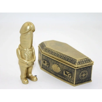 Dekoratif Polyester Tabut Penis Aksesuar 191