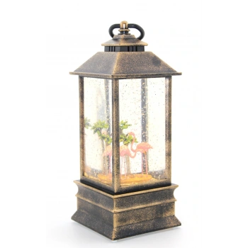 Flamingo Kar Küresi Işıklı 020-296