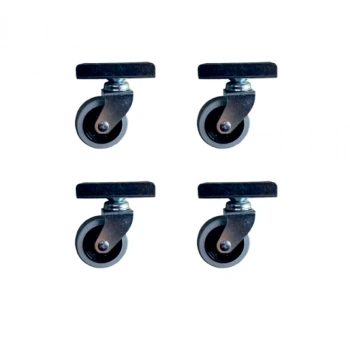 Furç Uzun-Sunta Bilyalı Teker - 20x50 - Gri - 18MM HKS184 - 4 Adet