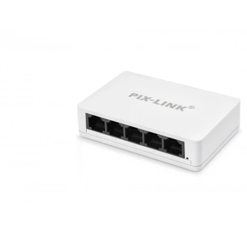 Gigabit Ethernet Switch 5 Port - Beyaz LV-GS05