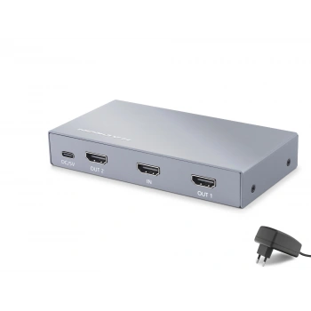 Hdmi Splitter 4K 1 In 2 Out Gri HDX1428