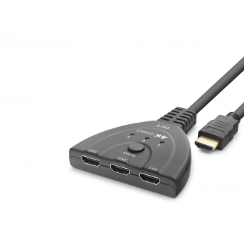 Hdmı Switch 4K 60 Hz Hdr Kablolu 3 Giriş 1 Çıkış HDX7870