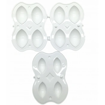İçli Köfte Yapma Kalıbı - 4lü - Plastik