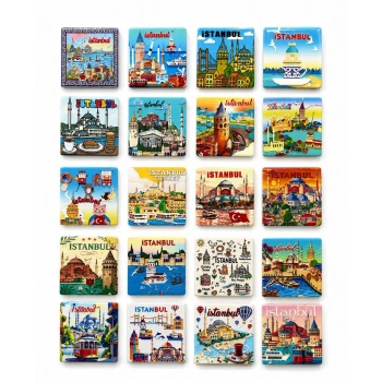 İstanbul Temalı Buzdolapı Süsü Magnet Alk5817
