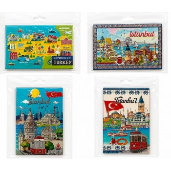 İstanbul Temalı Silikon Buzdolapı Süsü Magnet Alk5815