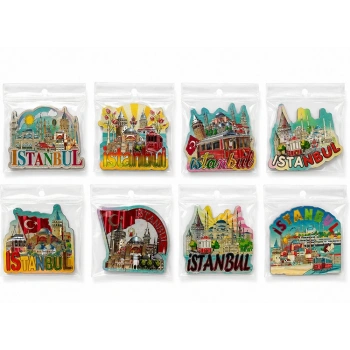 İstanbul Temalı Silikon Buzdolapı Süsü Magnet Alk5826