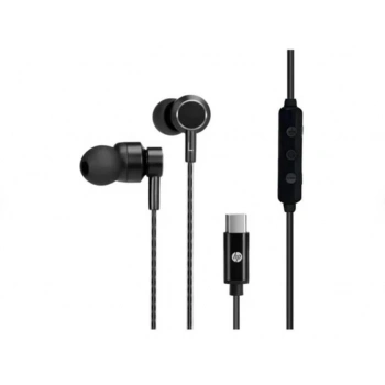 Kablolu Kulak İçi Mikrofonlu Kulaklık Type-c Pc Telefon Uyumlu Ses Kontrollü Siyah DHH1127BK
