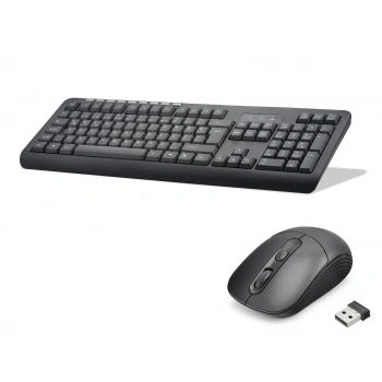 Kablosuz Klavye Mouse Seti 2.4 Ghz Siyah HK6800