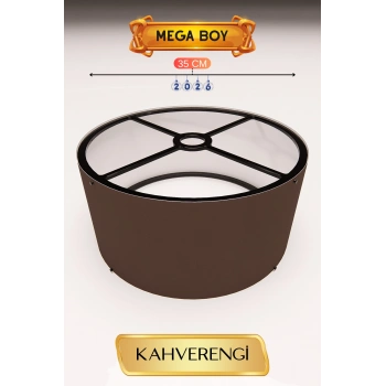 Kahverengi Lambader Başlığı 35 CM Mega Boy