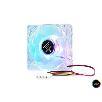 Kasa Fanı Led 80 Mm Şeffaf HDX1516