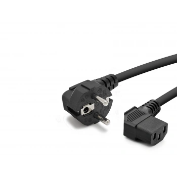 Kasa Güç Kablosu C13 3 Pin 1 Mm 500W L Tip 1.8 M HDX5555
