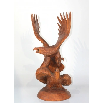 Maun Ağacı El Oyması 2Li Kartal Figürü 4Ratnı-28