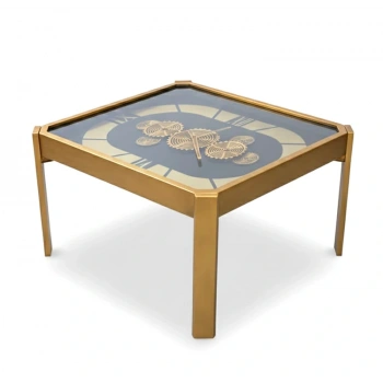 Metal Çarklı Sehpa Saat Liv156