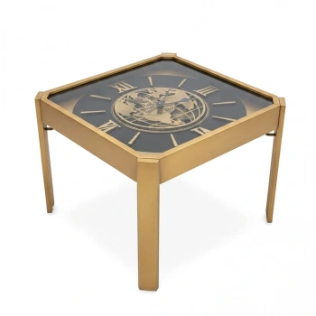 Metal Çarklı Sehpa Saat Liv168