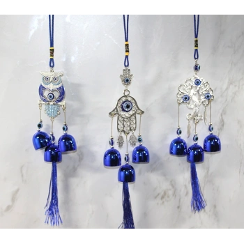 Metal Nazar Boncuğu Çan Model 6