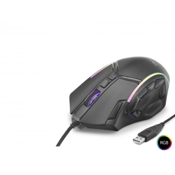 Mouse 12800 Dpi 12 Tuş Makro 1000Hz Rgb - Siyah X15