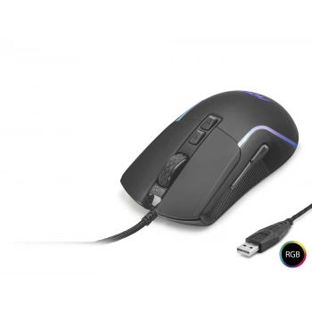 Mouse Optik 1200–2400 Dpi Usb Rgb - Siyah GM170B/LA