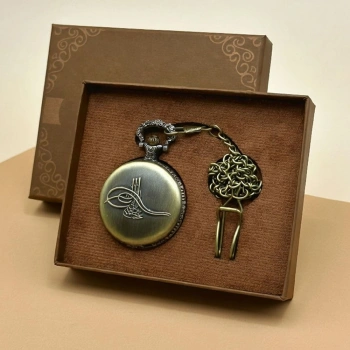 Osmanlı Tuğralı Köstekli Saat