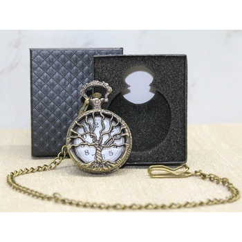 Özel Kutulu Hayat Ağacı Tasarımı Köstekli Saat