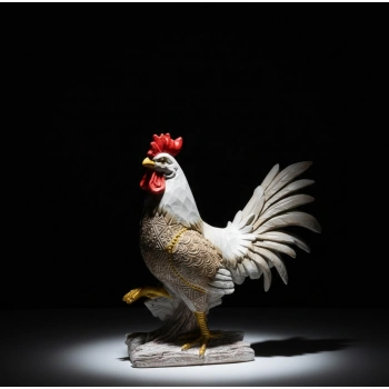 Özel Tasarım Polyester Horoz Figürü