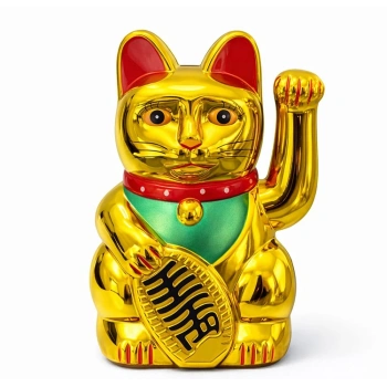 Pilli Sallanan Şans Kedisi - Maneki Neko Alk2933