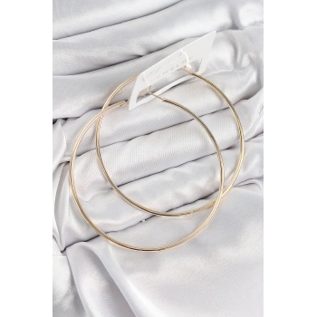 Pirinç Halka Model Gold Renk Kadın Küpe TJ-BKP11037