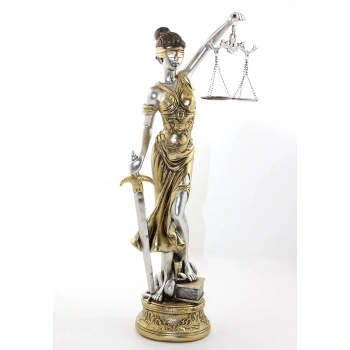 Polyester Adalet Terazis Figürü  Alı2897
