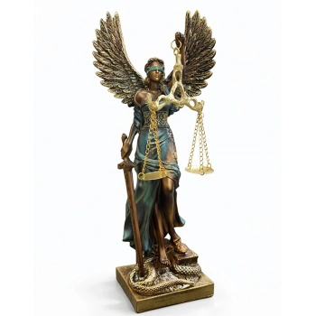 Polyester Kanatlı Adalet Biblosu Liv418