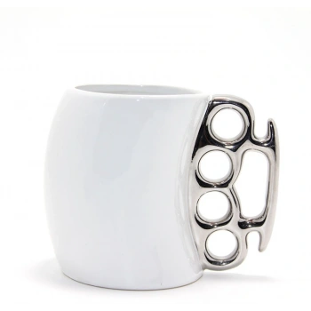 Porselen Muşta Tasarımlı Kupa Bardak AAlk2395