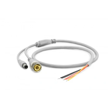 Power Jak Kablo Dc + Bnc 60Cm Beyaz HDX5530