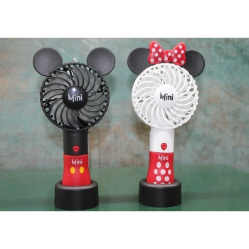 Şarjlı Masa Ve El Fanı Vantilatör 2 Kademeli Alk2713