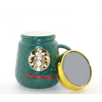 Starbucks Ayna Kapaklı Kupa Bardak Alk1271