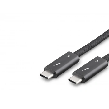 Type-C Thunderbolt 5 120 Gbps 240W 16K 60 Hz Şarj Ve Data Kablosu 1 M Siyah HDX7891