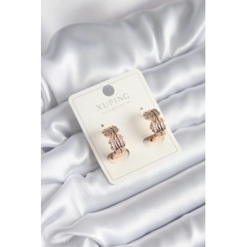 Xuping Model Zirkon Taşlı Halka Kadın Küpe - TJ-BKP8322