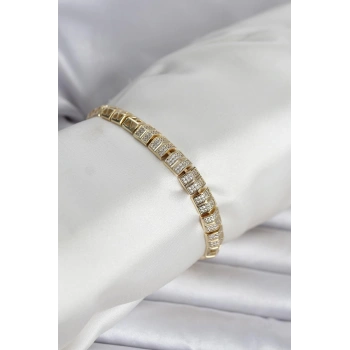Xuping Zirkon Taşlı Gold Renk Kadın Bileklik TJ-BB8434