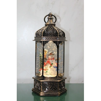 Yılbalı Temalı Işıklı Müzikli Kar Küresi Alk3194