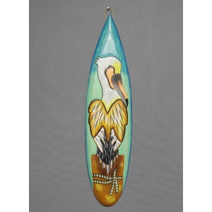 Ahşap Duvara Asmalı Sörf Tahtası 3Okas-20