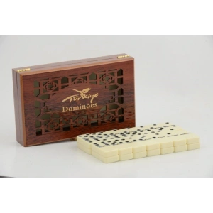 Ahşap Kutulu Melamin Domino Alk2268