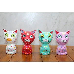 Ahşap Tekli Kedi Polos:15