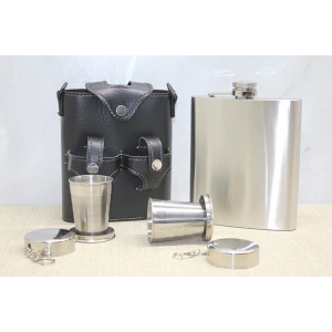 Deri Kılıflı Matara Seti Alk3931