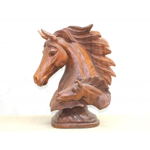 Maun Ağacı El Oyması 2Li At Büstü 4Ratnı-18