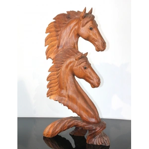 Maun Ağacı El Oyması 2Li At Büstü 4Ratnı-7