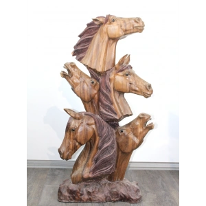 Maun Ağacı El Oyması 5Li At Büstü 4Ratnı-9